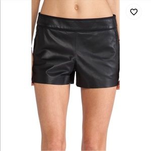 ALICE & OLIVIA GENUINE LEATHER SHORTS